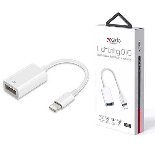 مبدل USB به لایتنینگ یسیدو مدل GS10